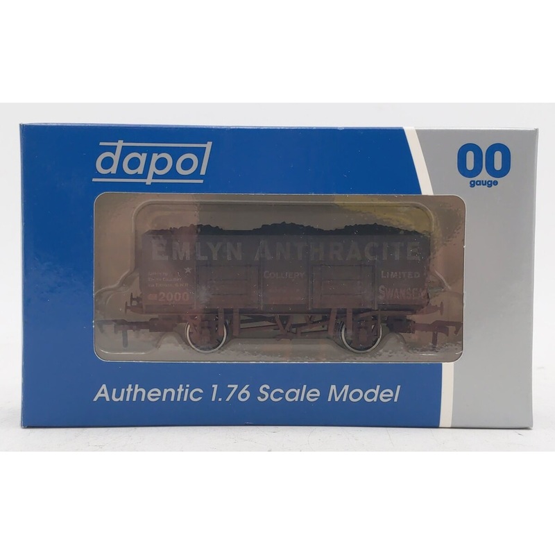 Dapol 4F-038-001 OO Gauge Emlyn Anthracite Hopper Car #2000 LN/Box