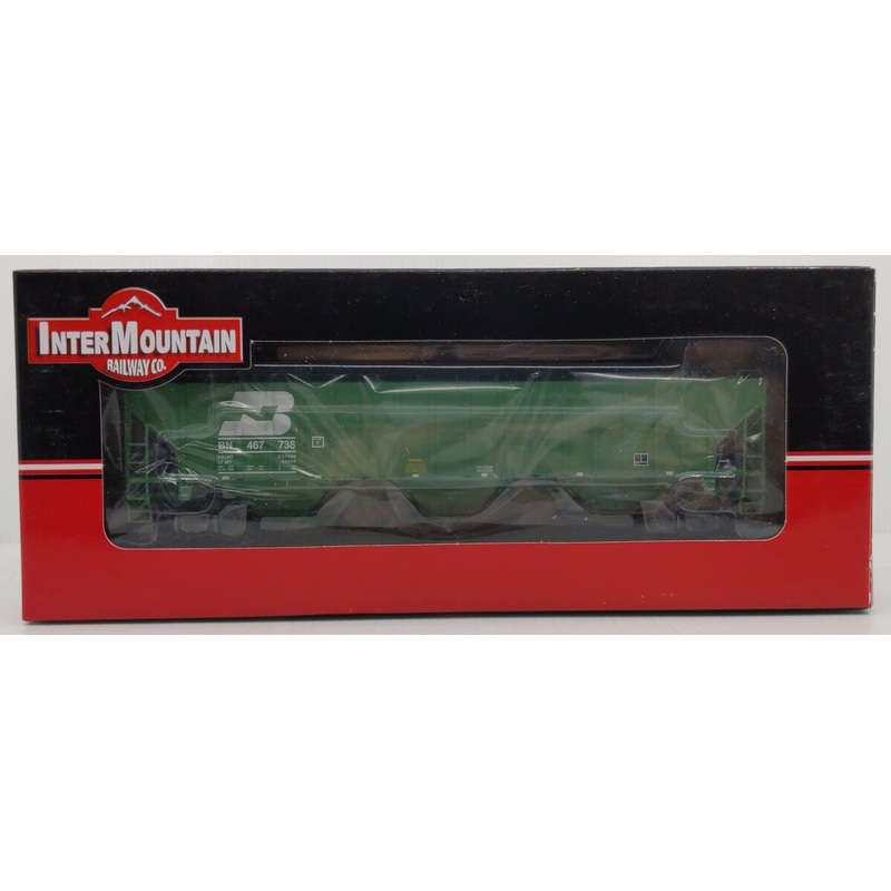 InterMountain 45334-39 HO Burlington Northern 3-Bay Rib Sided Hopper #467738 LN/Box