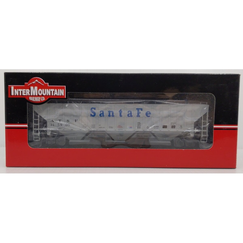 InterMountain 45387-01 HO Santa Fe 4750 Cu.Ft 3-Bay Rib Sided Hopper #315905 LN/Box