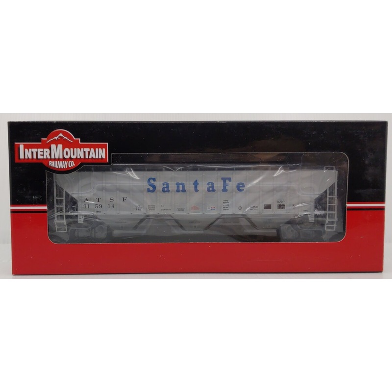 InterMountain 45387-02 HO Santa Fe 4750 Cu.Ft 3-Bay Rib Sided Hopper #315914 LN/Box