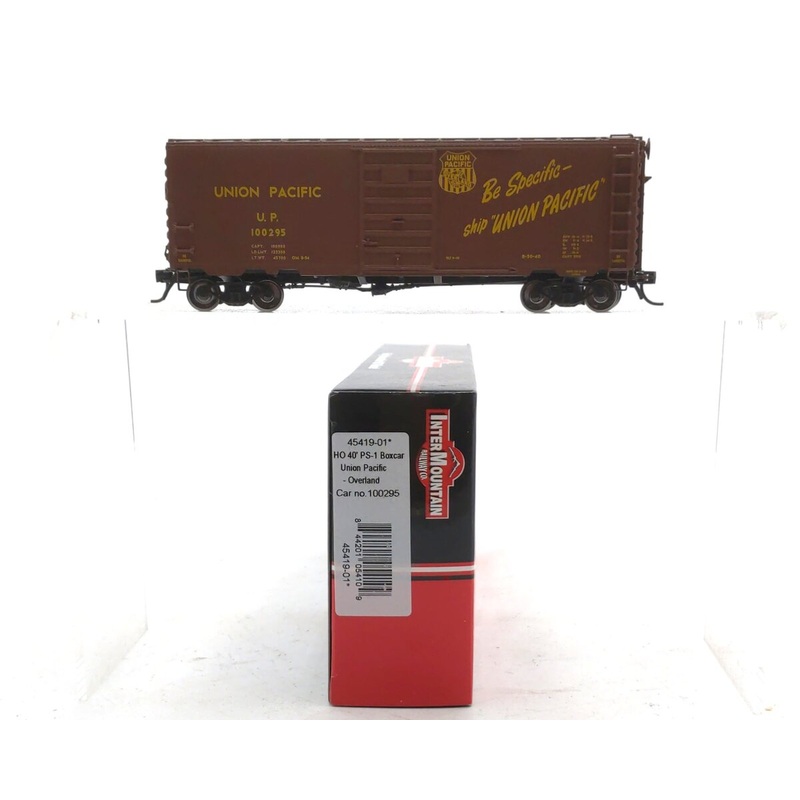 InterMountain 45419-01 HO Scale Union Pacific Overland 40′ PS-1 Boxcar #100295 NIB