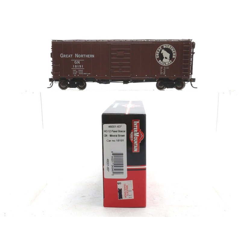 InterMountain 46001-63 HO Scale Great Northern 12 Panel Boxcar #18191 LN/Box