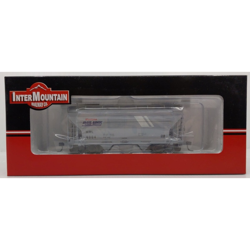 InterMountain 46525-01 HO Scale Montana Rail Link Centerflow 2-Bay Hopper #9004 LN/Box