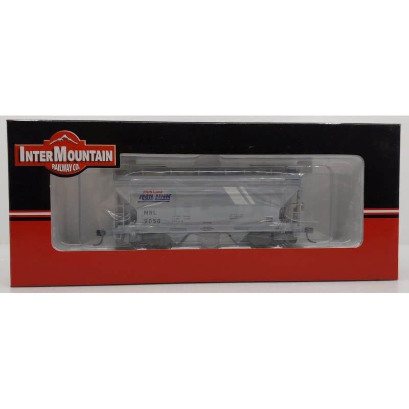 InterMountain 46525-04 HO Scale Montana Rail Link Centerflow 2-Bay Hopper #9050 LN/Box
