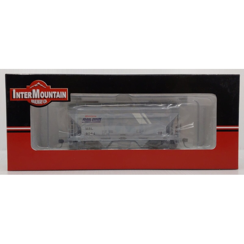 InterMountain 46525-05 HO Scale Montana Rail Link Centerflow 2-Bay Hopper #9064 NIB