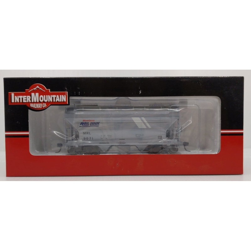 InterMountain 46525-06 HO Scale Montana Rail Link Centerflow 2-Bay Hopper #9071 LN/Box