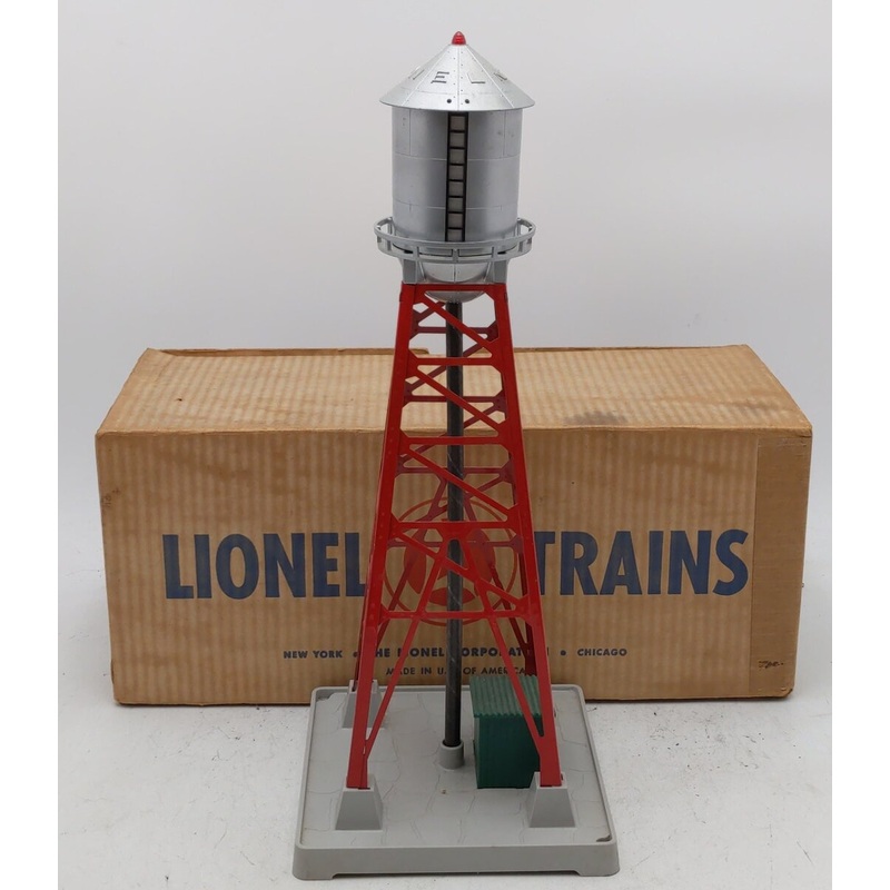 Lionel 193 Vintage O Red Industrial Water Tower EX/Box