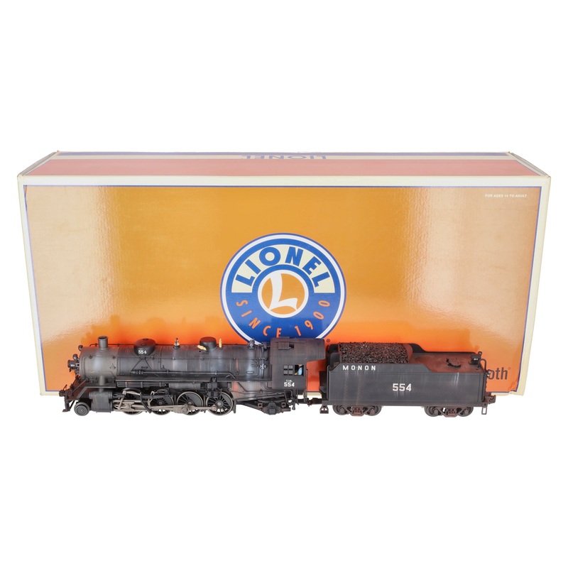 Lionel 2131350 O Gauge Monon LEGACY USRA Lt 2-8-2 Steam Locomotive & Tender #554 LN/Box