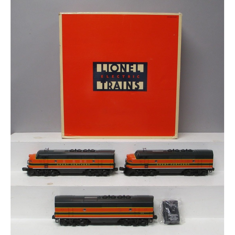 Lionel 6-11724 O Gauge Great Northern F3 ABA Diesel Locomotive Set MT/Box