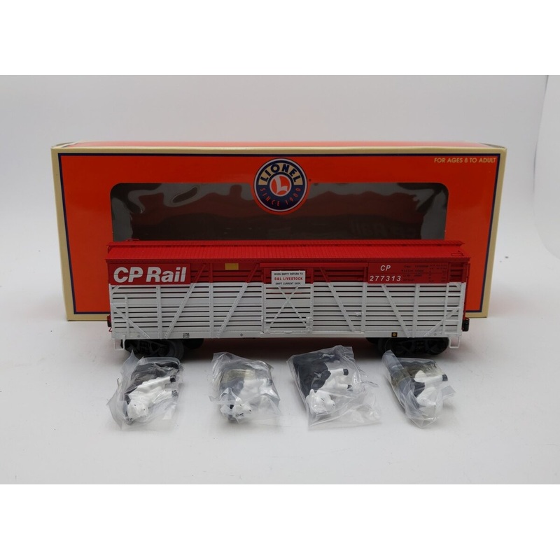 Lionel 6-17708 O Gauge CP Rail 40-Ton Stock Car #277313 EX/Box