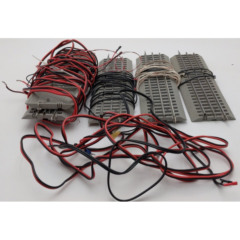 Lionel O Assorted Wired Straight Track Sections [5] VG