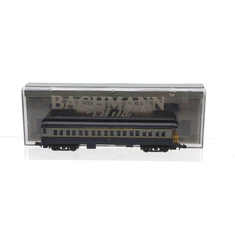 Bachmann 13076 N Scale Baltimore & Ohio 65′ Heavyweight Observation Car #900 LN/Box
