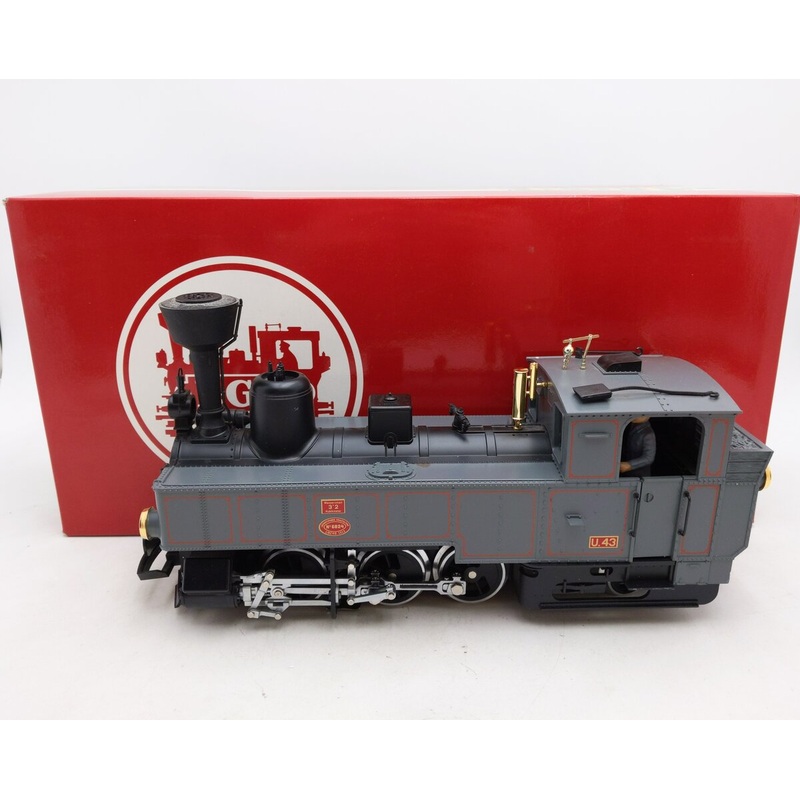 LGB 2070D G Steirmarkische Landesbahn 0-6-2 Gray Steam Locomotive w/Smoke #6824 EX/Box