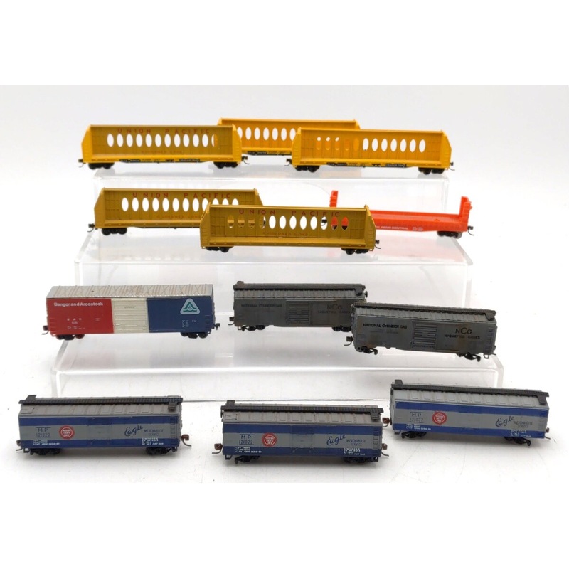 Life Like & Others Assorted Freight Cars [12] VG