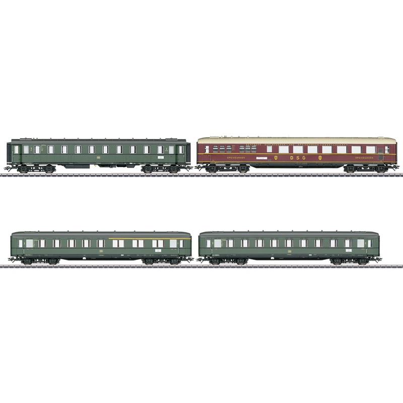 Marklin 43279 HO Express Train Passenger Car Set for the Class 18 505 Steam LN/Box