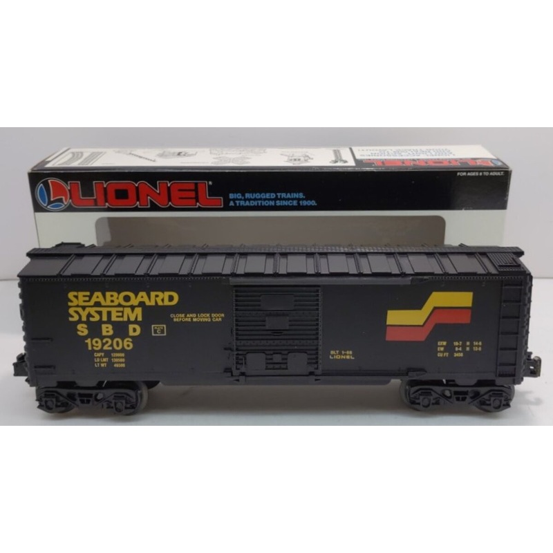Lionel 6-19206 O Gauge Seaboard System Boxcar LN/Box
