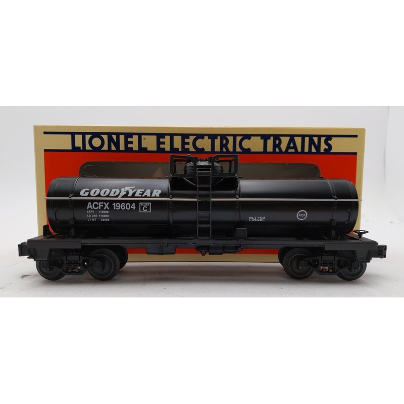 Lionel 6-19604 O Gauge Goodyear Single Dome Tank Car LN/Box