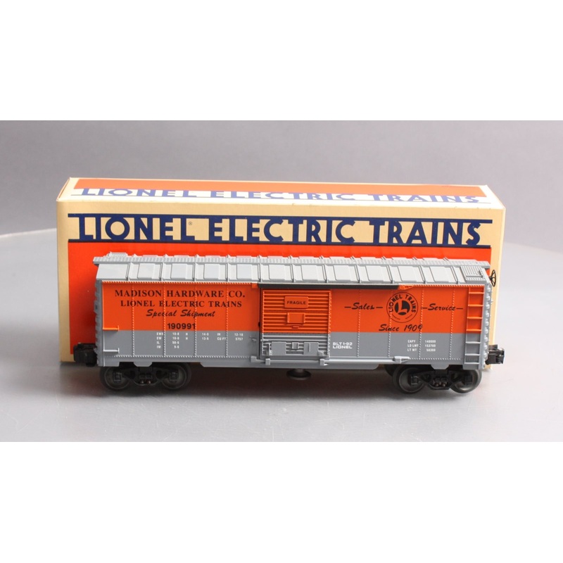 Lionel 6-19816 O Gauge Madison Hardware Operating Boxcar #190991 EX/Box