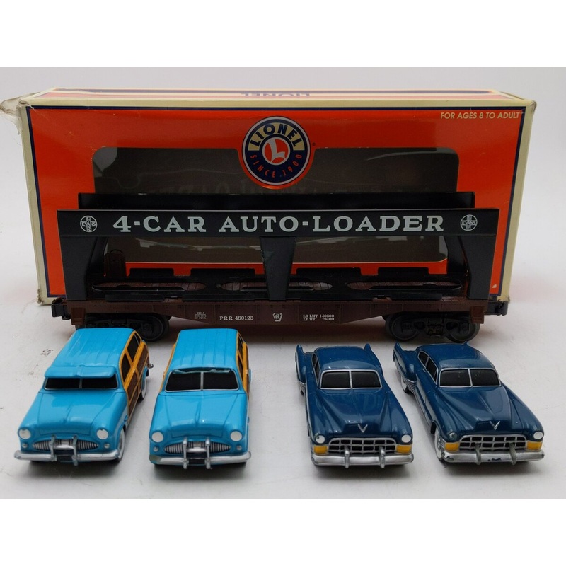 Lionel 6-29414 O Gauge Evans Auto Loader with 4 Automobiles EX/Box
