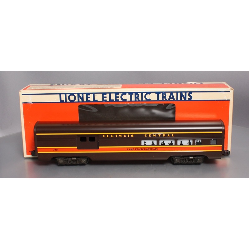 Lionel 6-7221 O Gauge Illinois Central Lake Ponchartrain Combine Passenger Car NIB