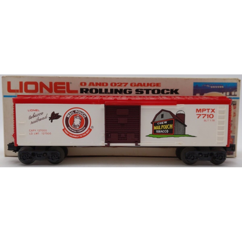 Lionel 6-7710 O Gauge Mail Pouch Refrigerator Car EX/Box