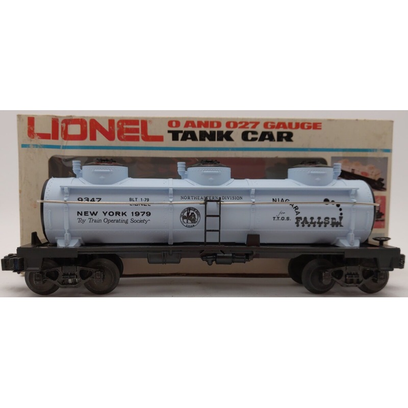 Lionel 6-9347 O Gauge TTOS 1979 Niagara Falls Triple Dome Tank Car LN/Box