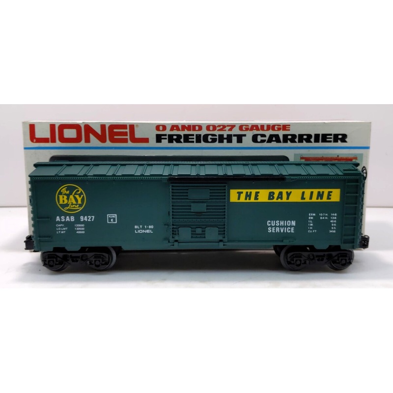 Lionel 6-9427 O Gauge Bay Line Boxcar LN/Box