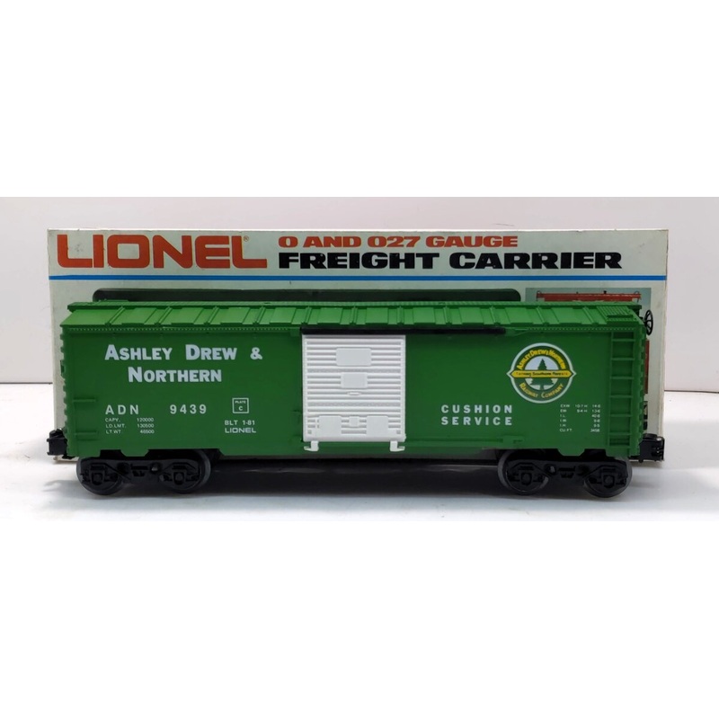 Lionel 6-9439 O Gauge Ashley Drew & Northern Boxcar NIB