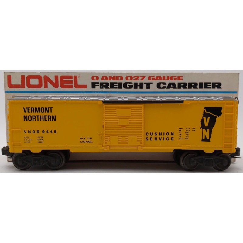 Lionel 6-9445 O Gauge Vermont Northern Boxcar EX/Box
