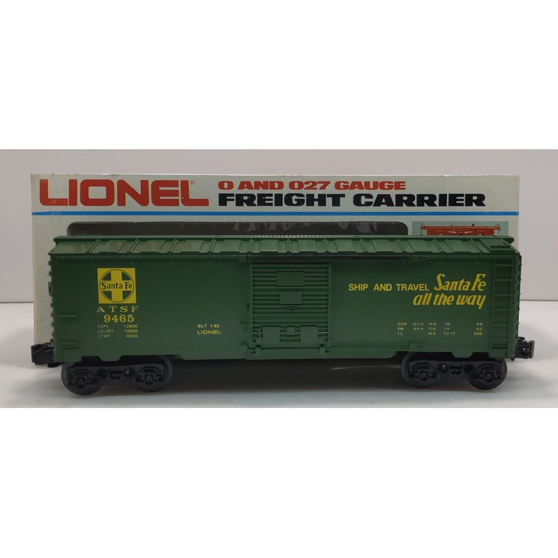 Lionel 6-9465 O Gauge AT&SF Green Boxcar LN/Box