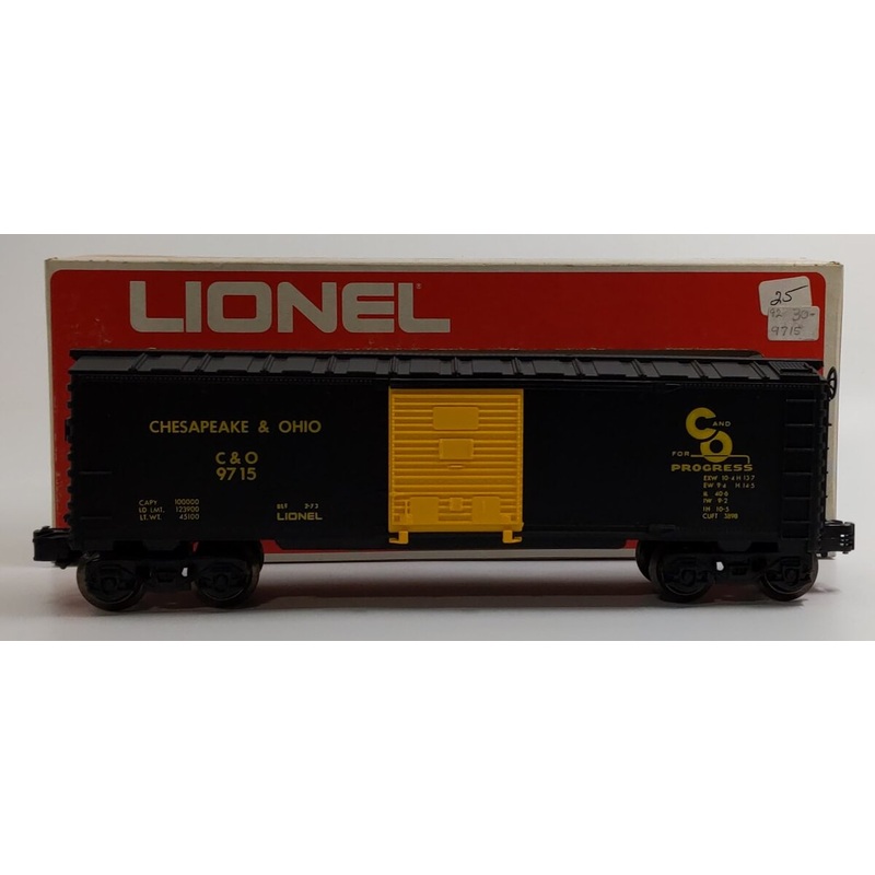 Lionel 6-9715 O Gauge Chesapeake & Ohio Boxcar LN/Box