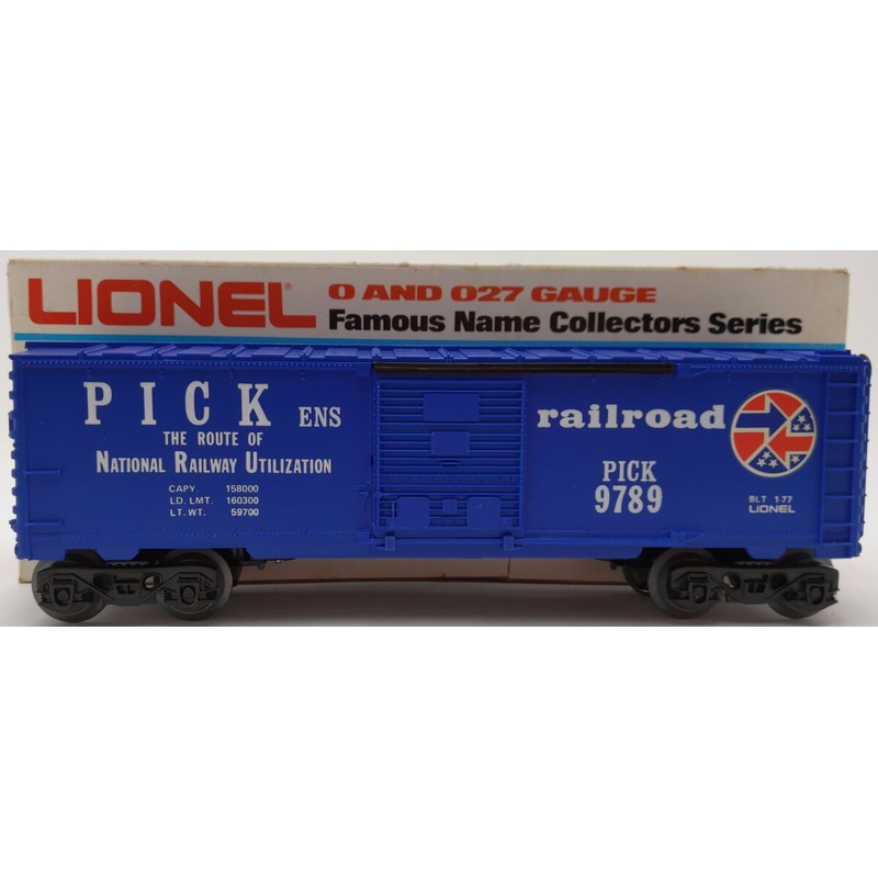 Lionel 6-9789 O Gauge Pickens Railroad Boxcar EX/Box