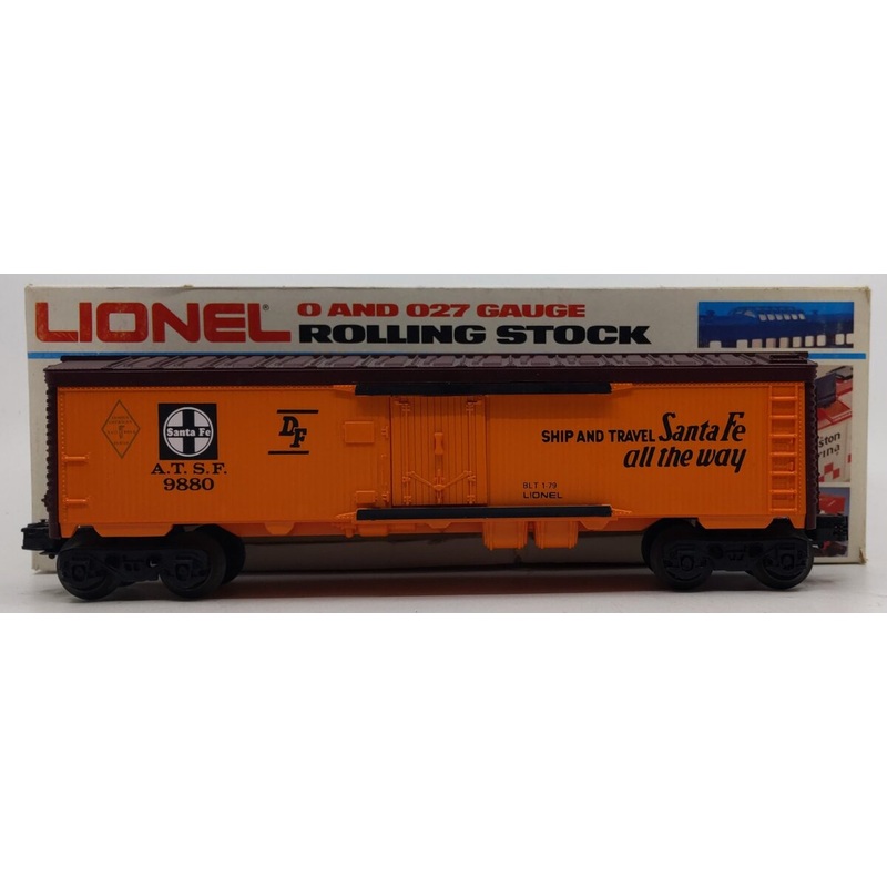 Lionel 6-9880 O Gauge AT&SF Famous American Railroad Refrigerator Car LN/Box
