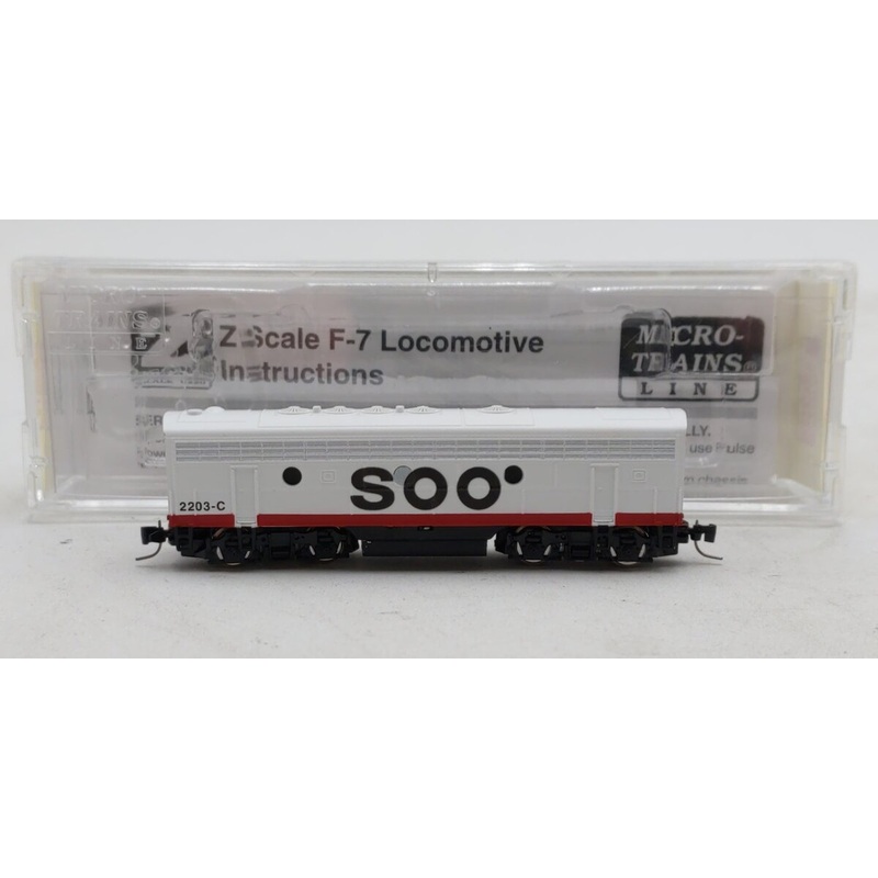 Micro-Trains 98002361 Z Soo Line EMD F7B – Standard DC #2203C LN/Box