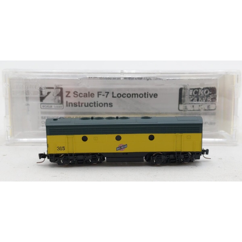 Micro-Trains 98002382 Z Chicago & North Western EMD F7B – Standard DC #315 EX/Box