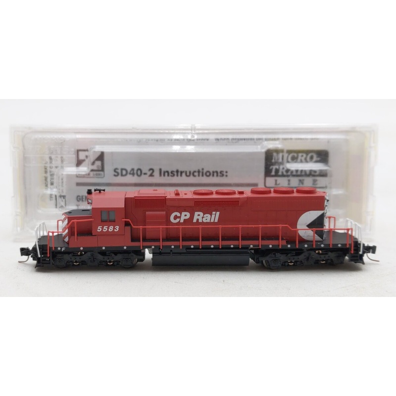 Micro-Trains 97001182 Z Canadian Pacific SD40-2 Powered Diesel Locomotive #5583 LN/Box