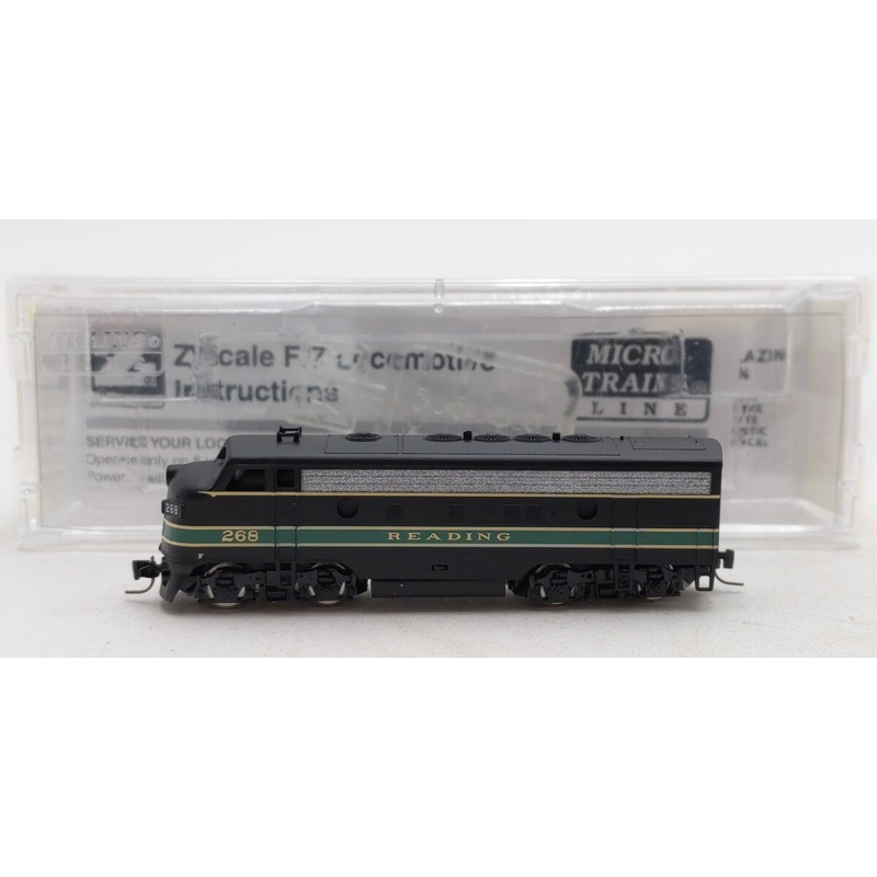 Micro-Trains 98001411 Z Reading F7 Powered A-Unit Diesel Locomotive #268 LN/Box