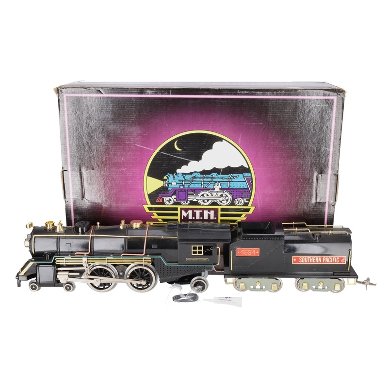 MTH 10-1289-1 Std. Gauge Tinplate 4696 Steam Locomotive & Tender w/PS2 EX/Box
