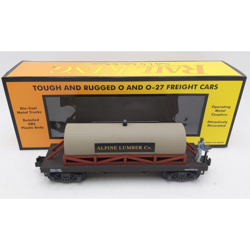 MTH 30-7320 O Gauge Alpine Lumber Tank Car (Custom) EX/Box