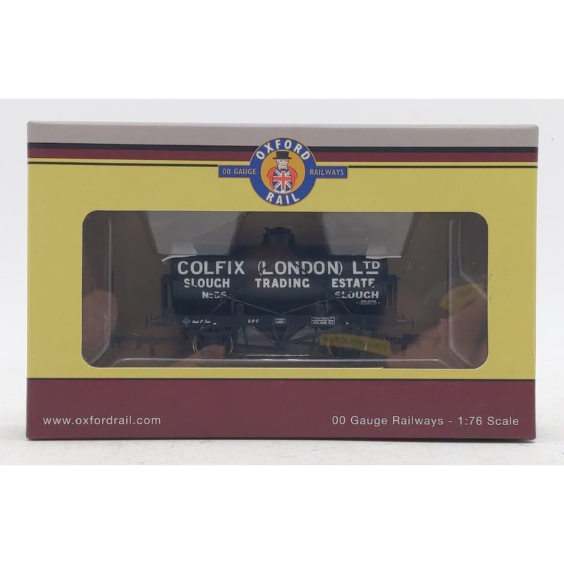 Oxford Rail OR76TK2003 OO British Bitumen Colfix 12 Ton Tank Wagon #56 LN/Box