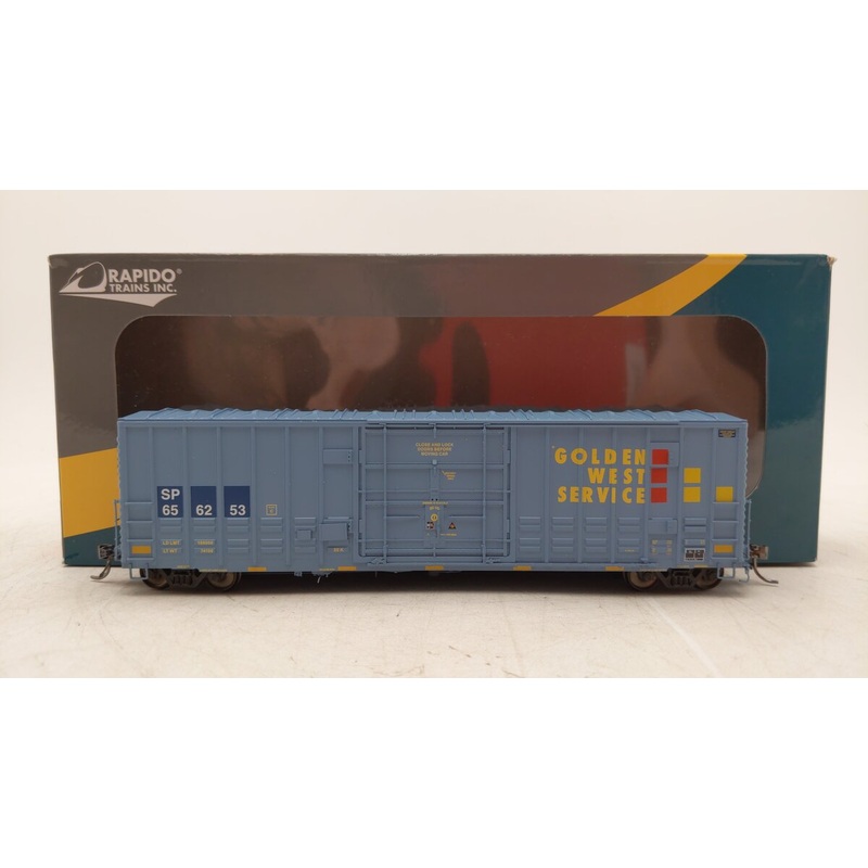 Rapido Trains 137005-4 HO Scale Golden West w/ SP Patch Boxcar #656253 EX/Box