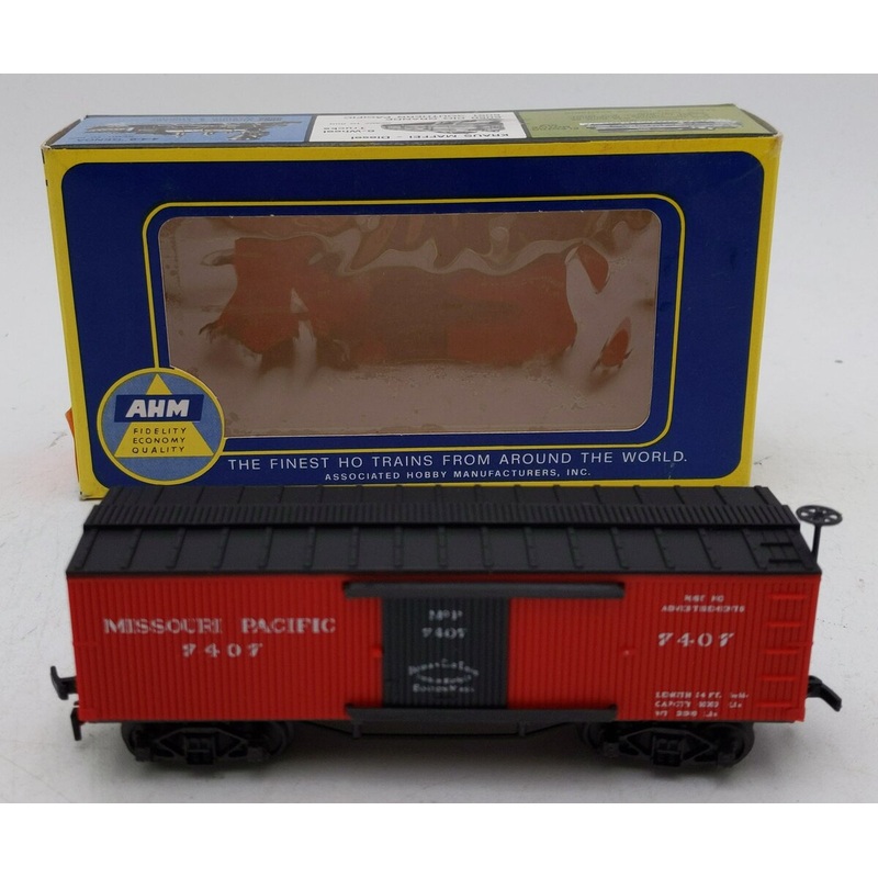 AHM 6241 HO Scale Missouri Pacifc Old-Time Box Car #7407 EX/Box