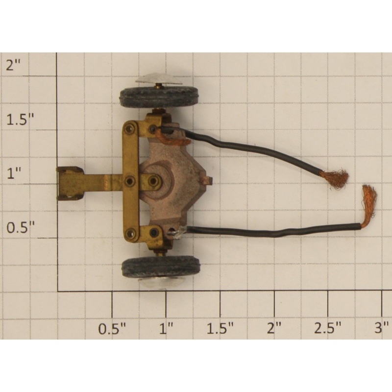 American Flyer XA16B112 Front End Steering Mount with Wheels and Tires