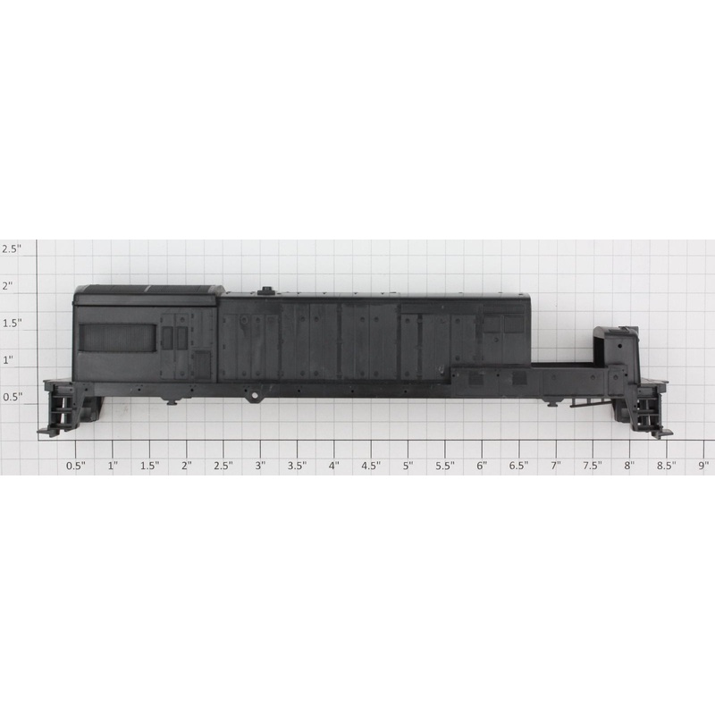 Athearn 34901 HO Scale Black U33B Diesel Body Shell