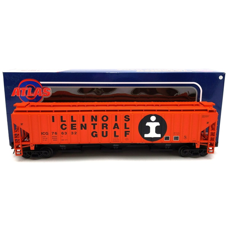 Atlas 2001604-5 O Gauge ICG PS4750 3-Bay Covered Hopper #766332 (3-Rail) NIB
