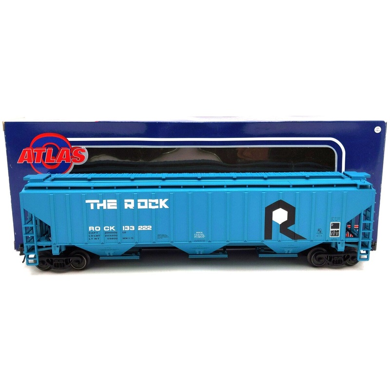 Atlas 2001677-1 O Gauge Rock Island P-S 4750 Covered Hopper #133222 (3-Rail) EX/Box