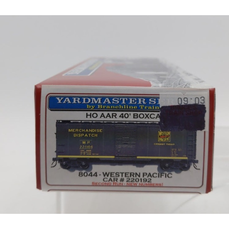 Branchline 8044 HO Western Pacific 40′ AAR 40′ Boxcar # 220192 Kit