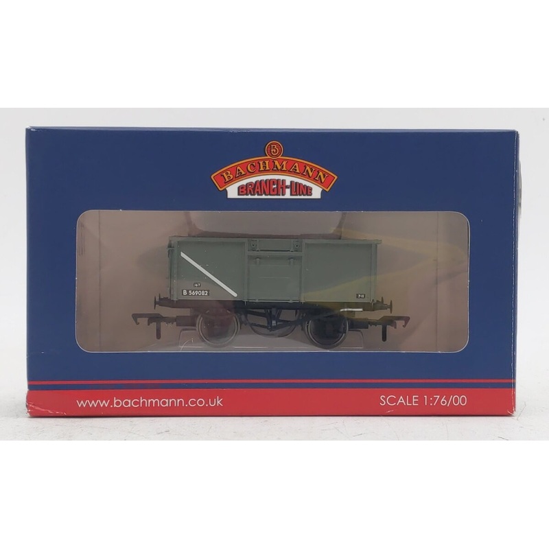 Bachmann 37-378 OO BR Grey 16T Mineral Wagon #B569082 LN/Box