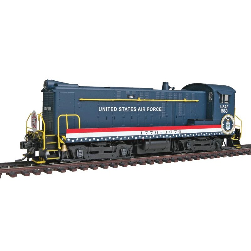 Bowser 23971 HO USAF S12 Switcher wDCC/Snd #1863 NIB