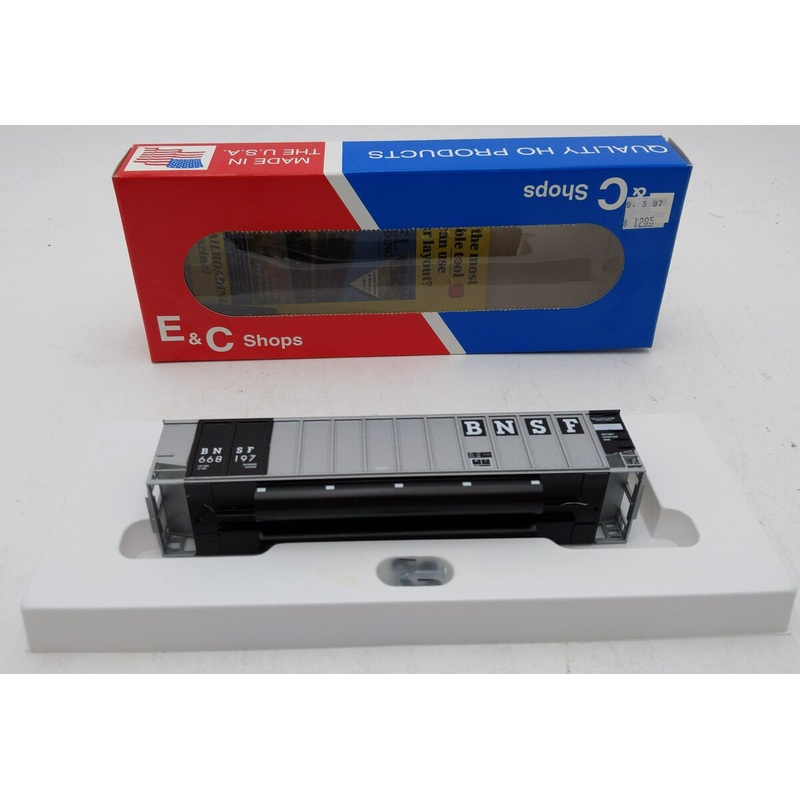 E&C Shops HO 0437-25 BNSF Johnstown Coal Porter 668197 NIB